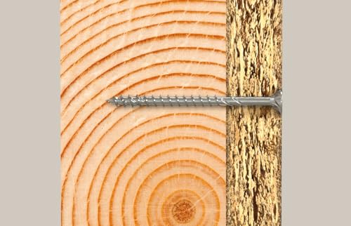 fischer Spanplattenschraube PowerFast II CTF 3,5 x 16 A2 200, Senkkopf, Innenstern-TX-Aufnahme, Vollgewinde, Edelstahl A2… – Ansicht 2