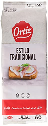 Bimbo Ortiz Pan Tostado Tradicional, 60 rebanadas, 648 gr, Pack de 12