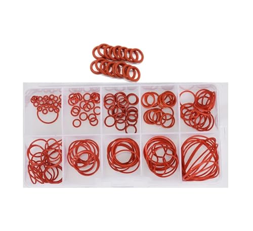 ZagYing 1.5/1.0/2.0/2.4mm Red Silicone O Rings Gasket Kit Set High Grade Silicone Seal Washer Cooker Rubber Insulated Silica Gel