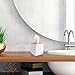 MOCHTERO Tissue Box Cover,Tissue Holders,Tissue Box Holder for Bathrooms,Bamboo Cover Plate,Home and Office,5 * 5 * 5.4in (White)