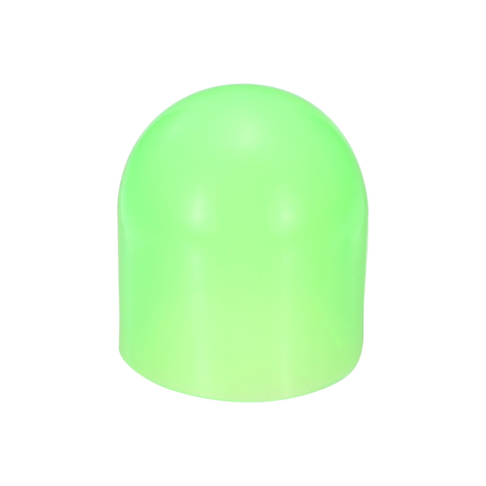 sourcing map Flashlight Diffuser Caps, 43mm ID x 50mm Height Flexible Silicone End Caps, Screw Thread Protector Covers for 44-46mm Torch LED Lights Furniture Tubing Bolt, Green