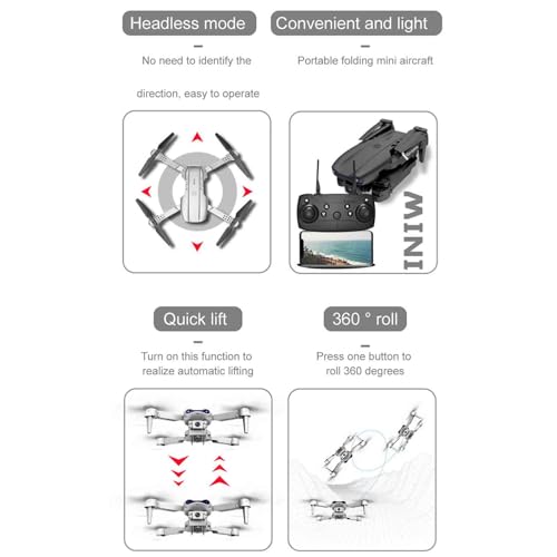 Brushless Motor Drone Drones With Camera For Adults 4K, High-definition Aerial Photography Obstacle Avoidance Four Aircraft Positioning Long Remote Control Aircraft, 10 Year Old Boy Gift Ideas, - Image 6