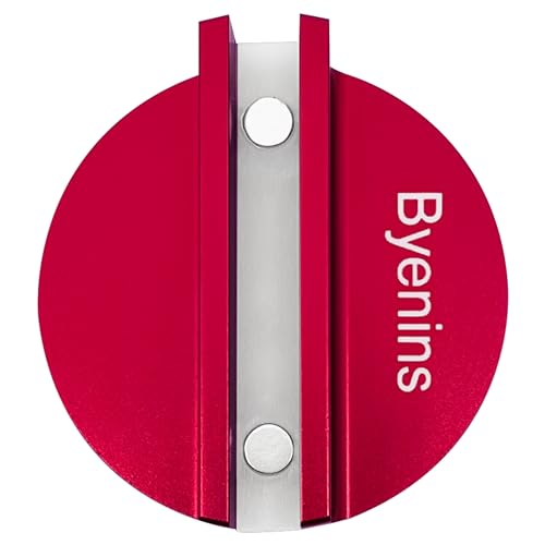 Image of Car Aluminum Grooved Magnetic Jack Pad,Jack Pad Weld Frame Rail Adapter(red) with 0.4 inchSlotted Groove,Use for Car SUV Truck Pickup Maintenance,Repair and Tire Replacement