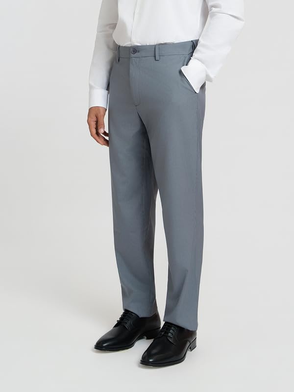 Image of The Pant Project Luxury PV Lycra Stretchable Formal Pants for Men | Stylish Relaxed Fit Men's Wear Trousers for Office or Party | Mens Fashion Dress Trouser Pant