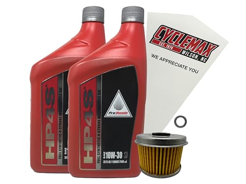 Cyclemax Full Synthetic Oil Change Kit compatible with 2022-2025 Honda Rebel 300 CMX300