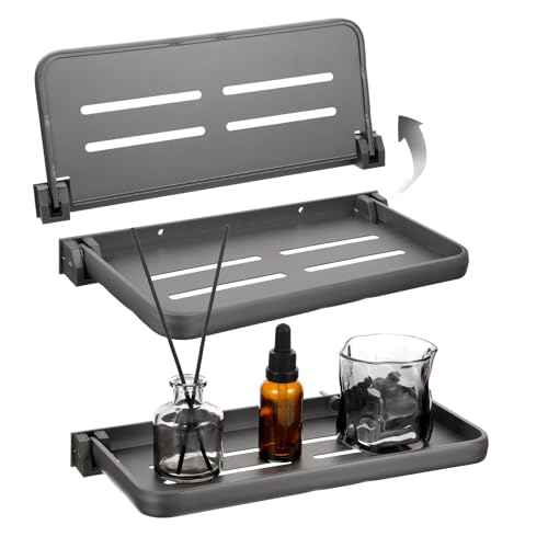 MBAIYO 3 Pack RV Aluminum Fold Down Wall Shelf, Sturdy