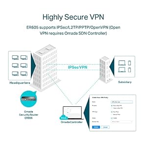 TP-Link ER605, Wired Gigabit VPN Router — photo 3 of 6