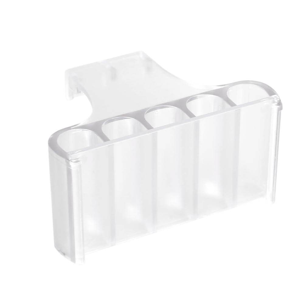 Bdkmms Long Hook Aquarium Plant Holder, 5 Holes Fish Tank Plant Basket With Hook Hanging Planter Cup For Aquaponic Cultivation, Aquarium Decorations
