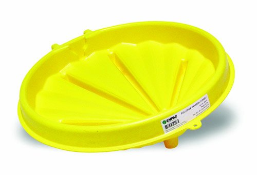 Enpac 3004-YE Universal Poly-Drum Funnel, 26" Top External Diameter, 7-1/2" External Height
