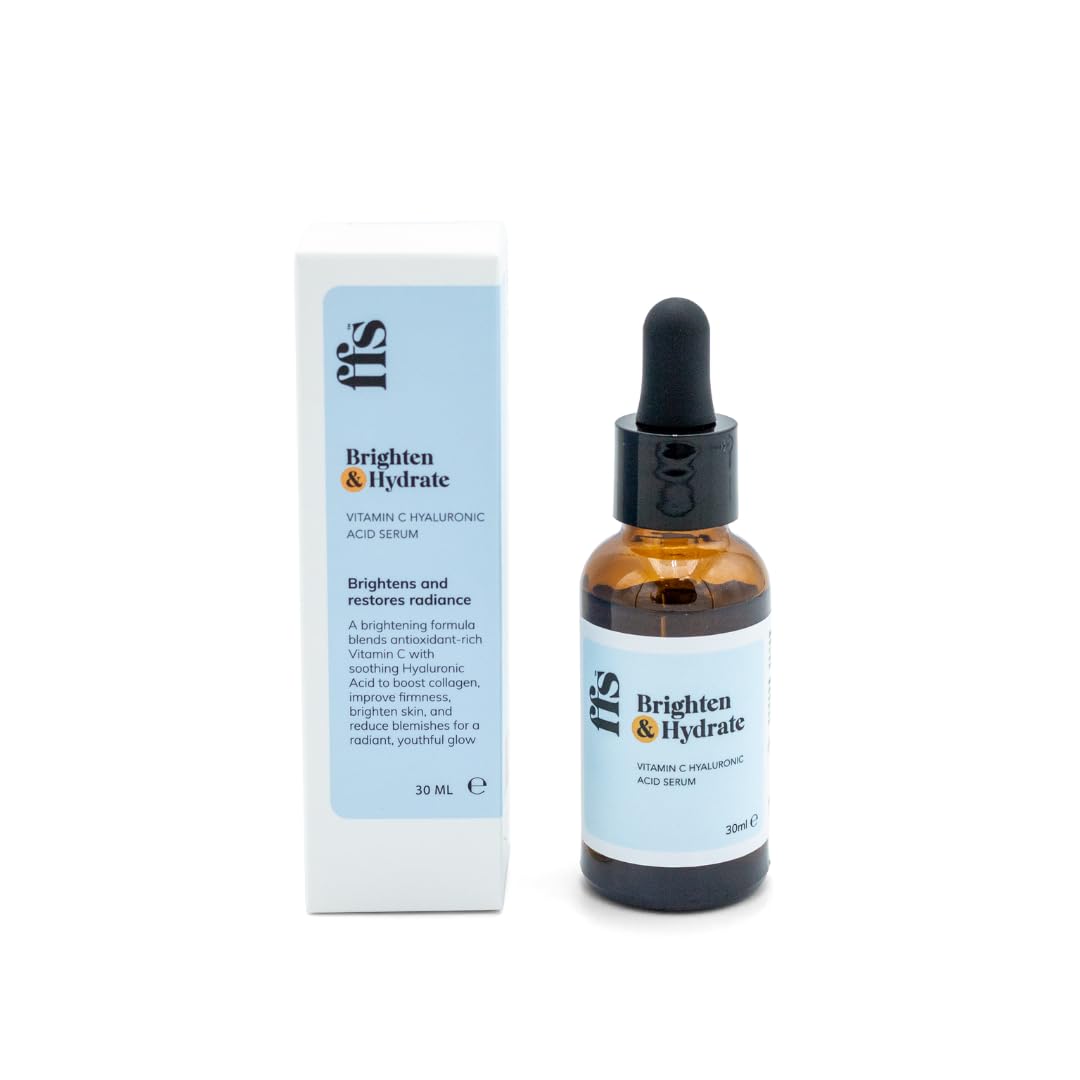 FFS Beauty Brighten & Hydrate Vitamin C & Hyaluronic Acid Serum, 30ml