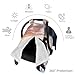 Baby Car Seat Canopy Cover for Mom, Soft Breathable Nursing Breastfeeding Covers Multi Use Stroller Sun Shade Newborn Shower Gift，Steam Train Depart Sunset