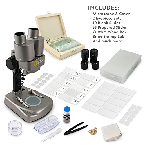 image for Blue Marble NATIONAL GEOGRAPHIC Kids Microscope Science Kit - Dual LED