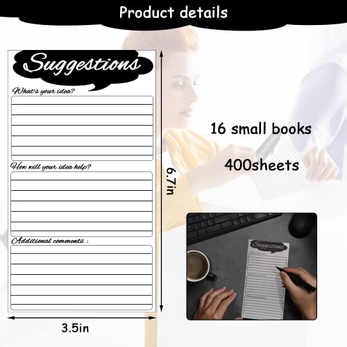 Ysglory 400 Sheets Suggestion Cards For Suggestion Box Refill Suggestion Forms Comment Box Complaint Cards Feedback Paper For Customer Complaints Business Employees #TOP5