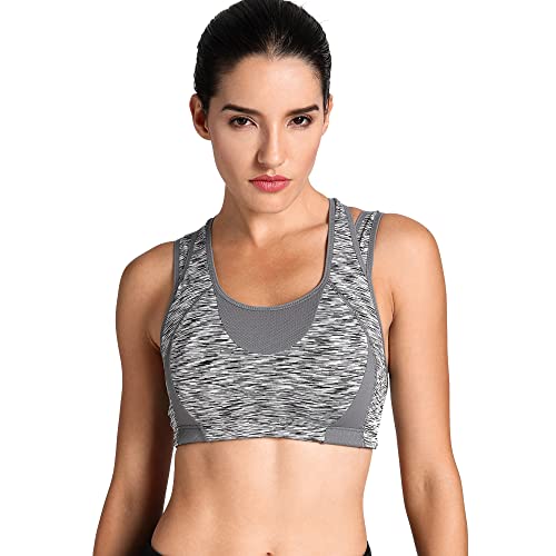 Soutien-gorge de sport sans fil dos croisé frêne de chanvre XS
