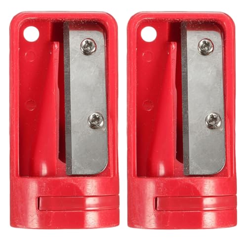 Artibetter Taille-crayon Manuel 2pcs pour Crayons, Affûteur Pratique en Abs et Acier, Léger et Portable, Adapté aux Garçon et Filles et Adultes, pour Bureau et École
