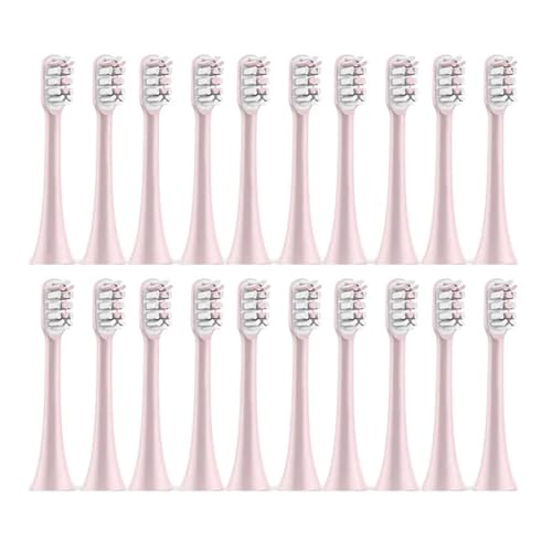 WENHA(小さな店) X5 X3 X1 電動歯ブラシ用歯ブラシヘッド 交換可能なノズル 密封パック 滴(20 pink)