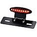 Produktbild Germany Motorsports Motorrad Mini LED Rücklicht Xeno schwarz rot mit Kennzeichen Halter Träger