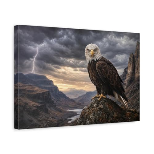 Impression toile aigle 45x30 cm grand mur déco salon moderne