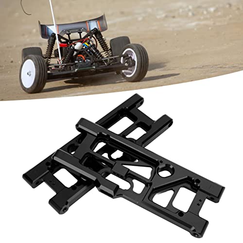 Brazo de suspensión inferior trasera RC en aluminio negro para coches 1/5 Outcast Kraton 8s 3