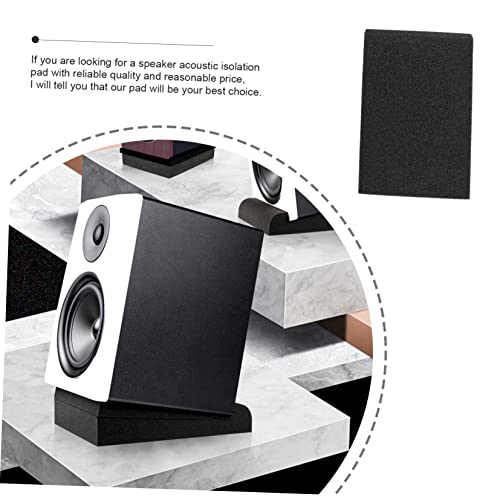 Vaguelly 1 set de Almohadillas de Aislamiento para Altavoces Negro para Monitores de Estudio y Material Ignífugo para Estudios en Casa y Entornos de Grabación miniatura 4