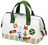 スケーター(Skater) ランチバッグ 帆布地 保冷 がま口 ディズニー ズートピア ワッペン KGAF1-A