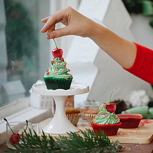 Lueyao Artificial Cherry Fruit Fake Cherries Red Simulation Red Black Cherries Artificial Cherry Decorations Fake Fruit Model Home House Kitchen Party Decoration 100 Pcs #TOP1