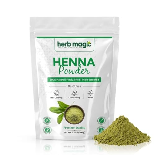 Polvo de Henna para Cabello 500g, Color Natural Naranja-Rojo miniatura 1
