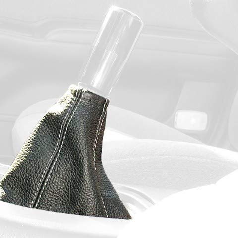 RedlineGoods Shift Boot Compatible with Infiniti I30 1995-99. Tailor Made - not Universal. Genuine top-Grade Italian Latte Leather with Black Thread