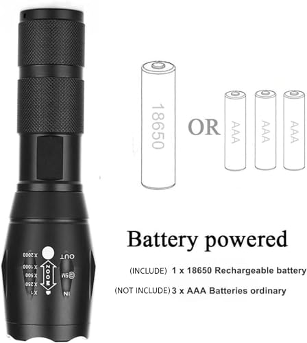 XLENTGEN 300 Yard Green Hunting Light Kit Zoomable Rechargeable with Switch - image 8