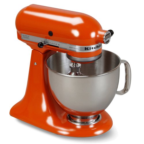 KitchenAid KSM150PSPN Artisan Series 5-Qt. Stand Mixer with Pouring Shield - Persimmon
