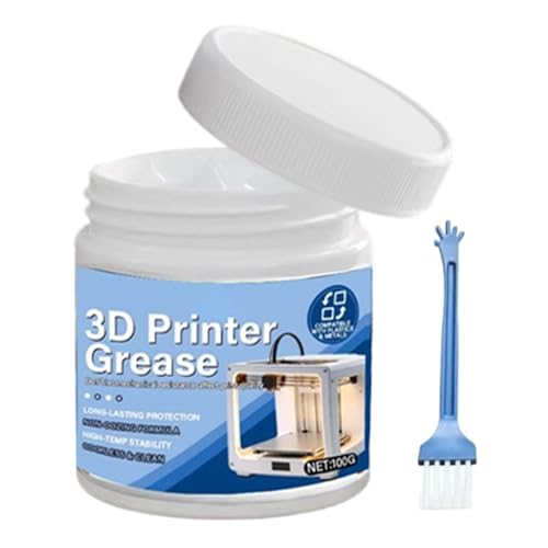 Lubricant 3D Printer, 100g Bearing Motor Oil, Compact Bottle with Brush, Mechanical Care Solution, Industrial Product, Rail Gear Maintenance for Home Office Automotive Use