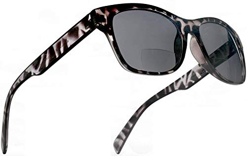 SAMBA SHADES Bifocal Built In Reading Sunglasses for Men and Women Classic Tortoise Readers Summer Sun
