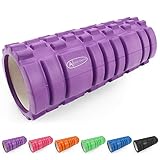 ActiveForever Faszienrolle Massagerolle Fitnessrollen Schaumstoffrolle Fitness Sport Sechs Farben Sind Erhältlich(Lila)