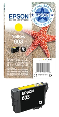 Epson 603 Yellow Starfish Genuine, Ink Cartridge