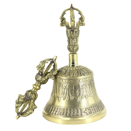 Cloche Vajra en laiton pour créer une ambiance zen de yoga à la maison