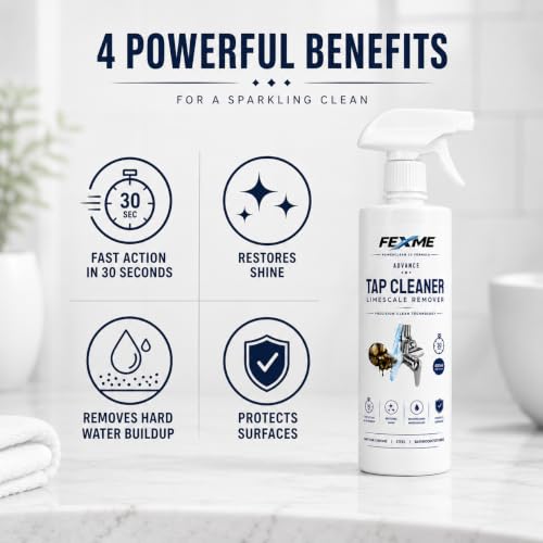 Image of Tap Cleaner & Limescale Remover | Cleans in 60 seconds 400ml