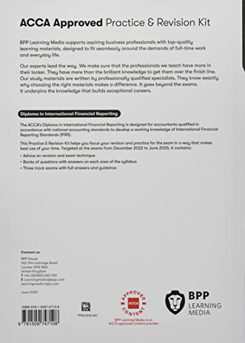 DipIFR Diploma in International Financial Reporting: Revision Kit