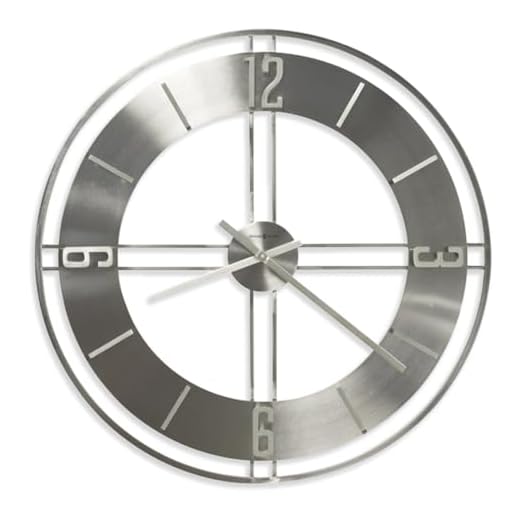 Howard Miller Stapleton Wall Clock, Classic Round Analog Display with Arabic Numerals Wall Mount, Quartz Movement Battery Operated Perfect for Home Decor, Office, Kitchen & Living Room