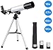 Produktbild Manfore Kinder Teleskope, Teleskop / Astronomie Fernrohr Teleskop mit Stativ, Sucherfernrohr, 2 Linsen, 1.5X Barlow Lens für Kinder und Amateur-Astronomen, Beobachtung von Himmel und Landschaft