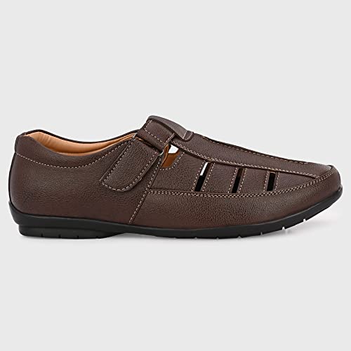 Image of Centrino Fisherman Sandal for Men | Soft Cushioned Insole for All-Day Comfort | Durable Design with Adjustable Straps | Perfect for Outdoor, Casual & Summer Wear 6402