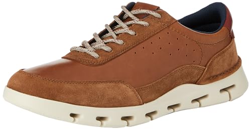 Image of Clarks Men's Nature X One Trainers, navy nubuck, 11.5 US