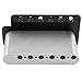Wilkinson M Series 52.5mm 6-Screw Vintage Guitar Tremolo Bridge with 36mm Block for Squier/Mexico Fender Strat Style Electric Guitar, Black