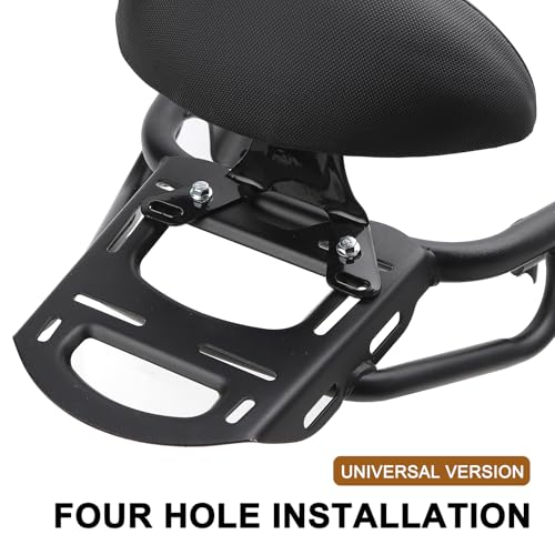Image of Mokuo Motorcycle Rear Backrest Driver Backrest in Soft Sponge Material Compatible with Chinese GY6 Scooter Mopeds Jonway Sunl