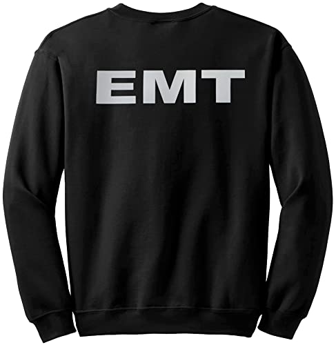 Smart People Clothing EMT Sweatshirt with Reflective Logo, Emergency Medical, First Responder2