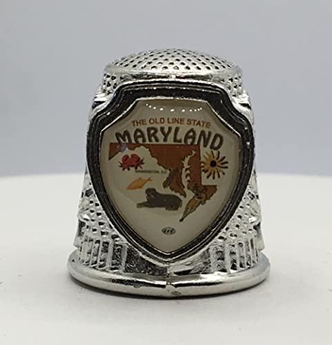 646 Maryland State Collectible Souvenir Thimble
