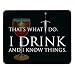 Produktbild ADDIES THATS WHAT I DO I DRINK AND I KNOW THINGS Mousepad GAME OF THRONES "I Drink And I Know Things" 240mmx190mm