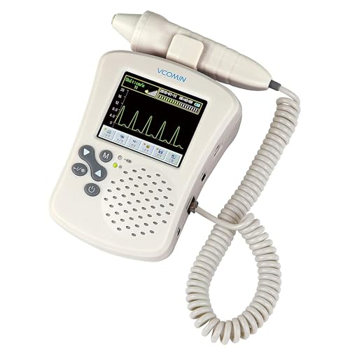 Image of Vcomin VD-330 Vascular Doppler Blood Flow Velocity Detector Radiation Free, Color & Touch Screen Display.