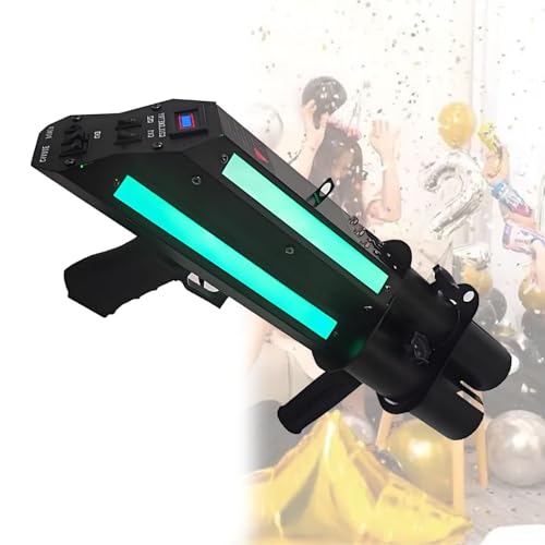 OzcNykt Pistola De Confeti, MáQuina EléCtrica De CañóN De Confeti, Lanzador De Confeti, para Eventos Especiales, Fiestas, Clubes, Bodas Y Conciertos