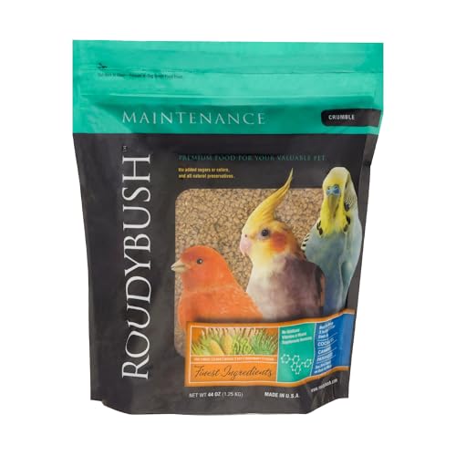 RoudyBush Daily Maintenance Bird Food Crumbles 44-Ounce 2.75 lb (244CRDM)