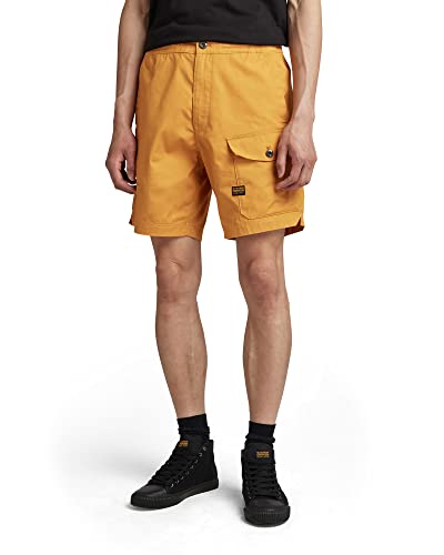 G-STAR RAW Sport Trainer Shorts Homme, Jaune (dull yellow D21039-D384-1213), 28